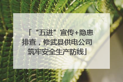 “五进”宣传+隐患排查，修武县供电公司筑牢安全生产防线