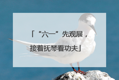 “六一”先观展，接着抚琴看功夫