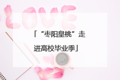 “枣阳皇桃”走进高校毕业季