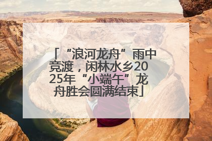 “浪河龙舟”雨中竞渡，闲林水乡2025年“小端午”龙舟胜会圆满结束