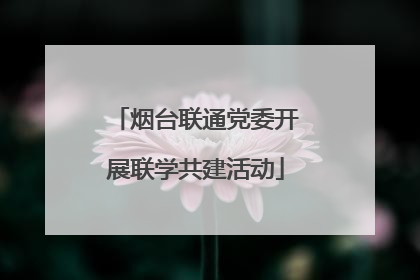 烟台联通党委开展联学共建活动