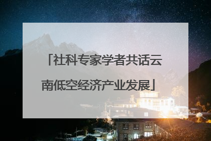 社科专家学者共话云南低空经济产业发展