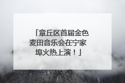 章丘区首届金色麦田音乐会在宁家埠火热上演！