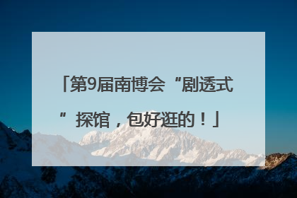 第9届南博会“剧透式”探馆，包好逛的！