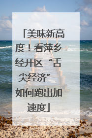 美味新高度！看萍乡经开区“舌尖经济” 如何跑出加速度