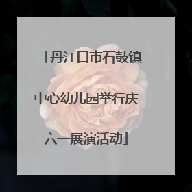 丹江口市石鼓镇中心幼儿园举行庆六一展演活动