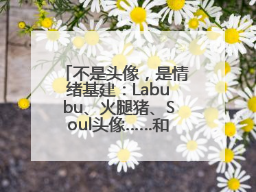 不是头像，是情绪基建：Labubu、火腿猪、Soul头像……和那些像你的表情