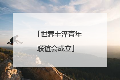 世界丰泽青年联谊会成立