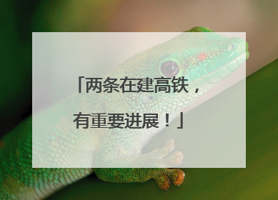 两条在建高铁，有重要进展！