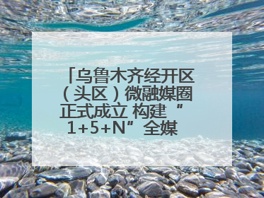 乌鲁木齐经开区（头区）微融媒圈正式成立 构建“1+5+N”全媒体传播新格局