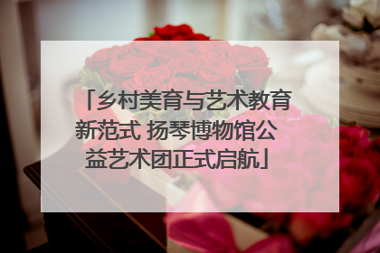 乡村美育与艺术教育新范式 扬琴博物馆公益艺术团正式启航
