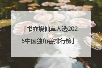 书亦烧仙草入选2025中国独角兽排行榜