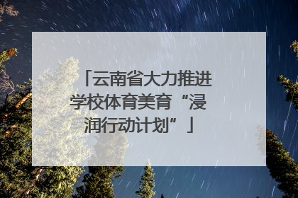 云南省大力推进学校体育美育“浸润行动计划”