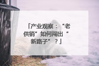 产业观察：“老供销”如何闯出“新路子”？