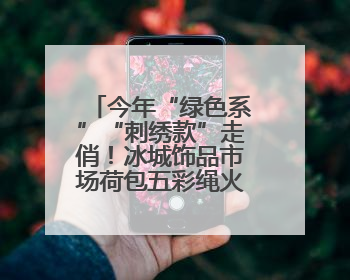 今年“绿色系”“刺绣款”走俏！冰城饰品市场荷包五彩绳火热上新