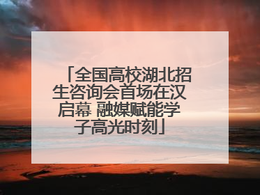 全国高校湖北招生咨询会首场在汉启幕 融媒赋能学子高光时刻