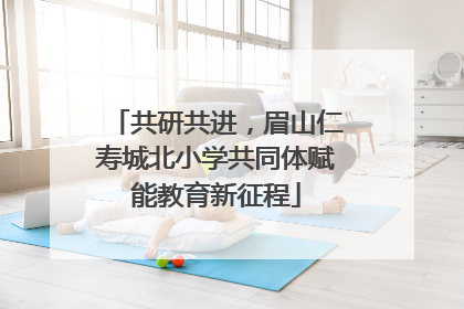 共研共进，眉山仁寿城北小学共同体赋能教育新征程
