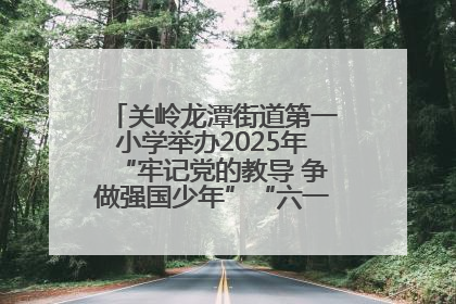 关岭龙潭街道第一小学举办2025年“牢记党的教导 争做强国少年”“六一”文艺汇演活动