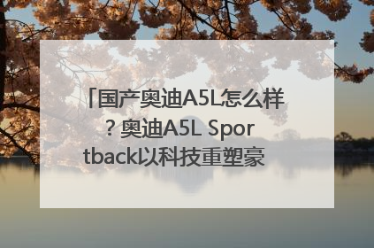 国产奥迪A5L怎么样？奥迪A5L Sportback以科技重塑豪华运动轿车市场格局
