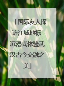 国际友人探访江城地标 沉浸式体验武汉古今交融之美