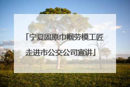 宁夏固原巾帼劳模工匠走进市公交公司宣讲