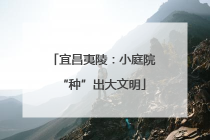 宜昌夷陵：小庭院“种”出大文明