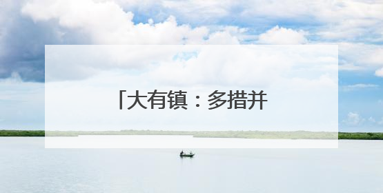 大有镇：多措并举推动“两清两改两治理”见成效