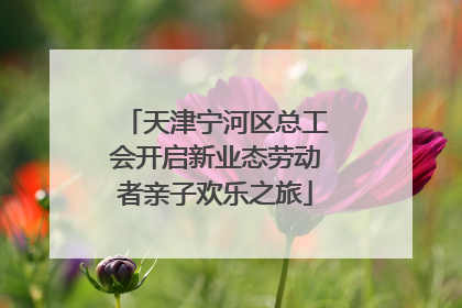 天津宁河区总工会开启新业态劳动者亲子欢乐之旅