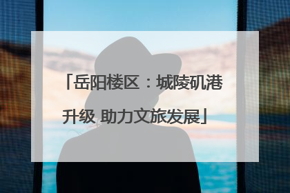 岳阳楼区：城陵矶港升级 助力文旅发展