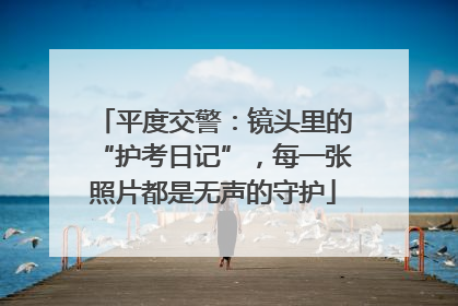 平度交警：镜头里的“护考日记”，每一张照片都是无声的守护