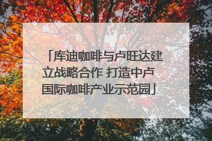 库迪咖啡与卢旺达建立战略合作 打造中卢国际咖啡产业示范园