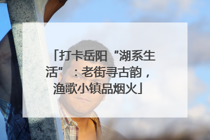打卡岳阳“湖系生活”：老街寻古韵，渔歌小镇品烟火
