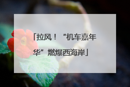 拉风！“机车嘉年华”燃爆西海岸