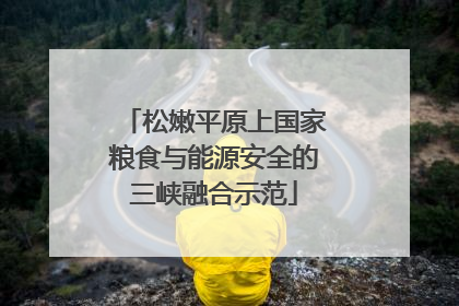 松嫩平原上国家粮食与能源安全的三峡融合示范