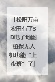 松阳万亩农田有了3D电子地图 植保无人机也能“上夜班”了