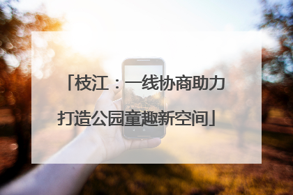 枝江：一线协商助力打造公园童趣新空间