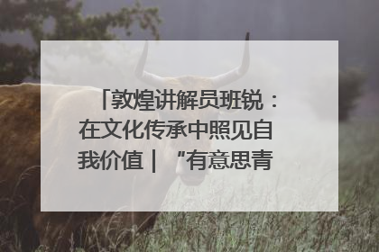 敦煌讲解员班锐：在文化传承中照见自我价值｜“有意思青年”高校公益计划