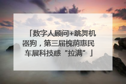 数字人顾问+跳舞机器狗，第三届槐荫惠民车展科技感“拉满”