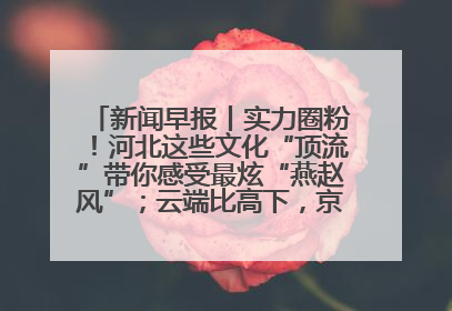 新闻早报丨实力圈粉！河北这些文化“顶流”带你感受最炫“燕赵风”；云端比高下，京津冀风筝高手“花式炫技”>>