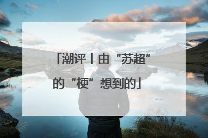 潮评丨由“苏超”的“梗”想到的