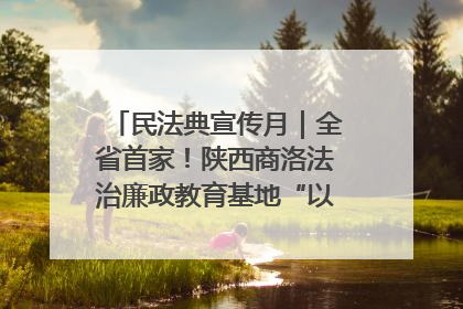 民法典宣传月｜全省首家！陕西商洛法治廉政教育基地“以案说纪”润人心
