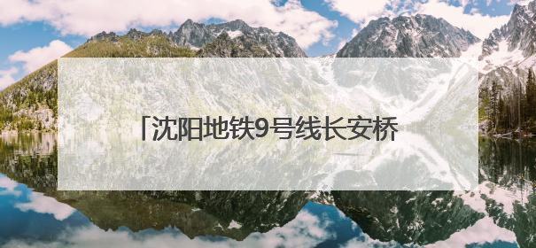 沈阳地铁9号线长安桥南街站—新立堡桥站区间右线盾构顺利始发