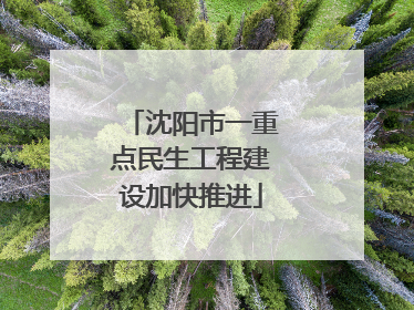 沈阳市一重点民生工程建设加快推进