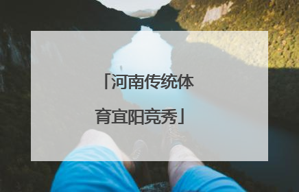 河南传统体育宜阳竞秀