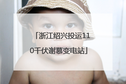 浙江绍兴投运110千伏谢慕变电站