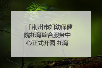 荆州市妇幼保健院托育综合服务中心正式开园 托育宣传月同步启动