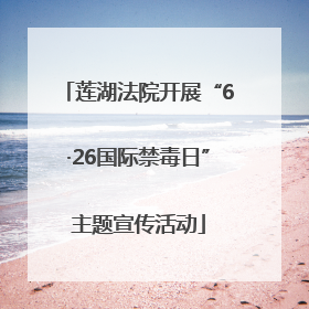莲湖法院开展“6·26国际禁毒日”主题宣传活动