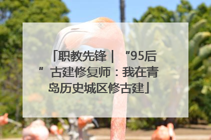 职教先锋｜“95后”古建修复师：我在青岛历史城区修古建