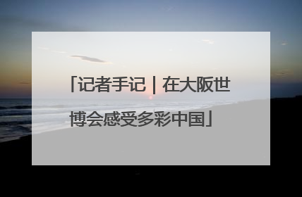 记者手记｜在大阪世博会感受多彩中国