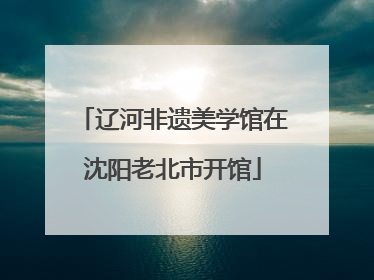 辽河非遗美学馆在沈阳老北市开馆